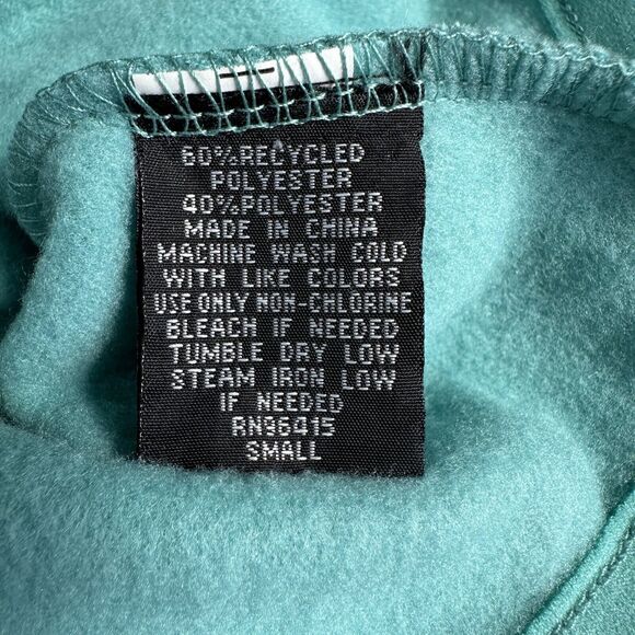 NEW Massive Outdoor Mens Sz Small Teal Repreve 1/4 Zip Hoodie Hooded Sweatshirt - Picture 8 of 10